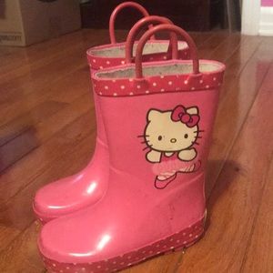 Hello kitty western chief rain boots, toddler 7/8